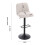 Living And Home 2 Set Swivel Counter Bar Stools with Mid Backrest 6