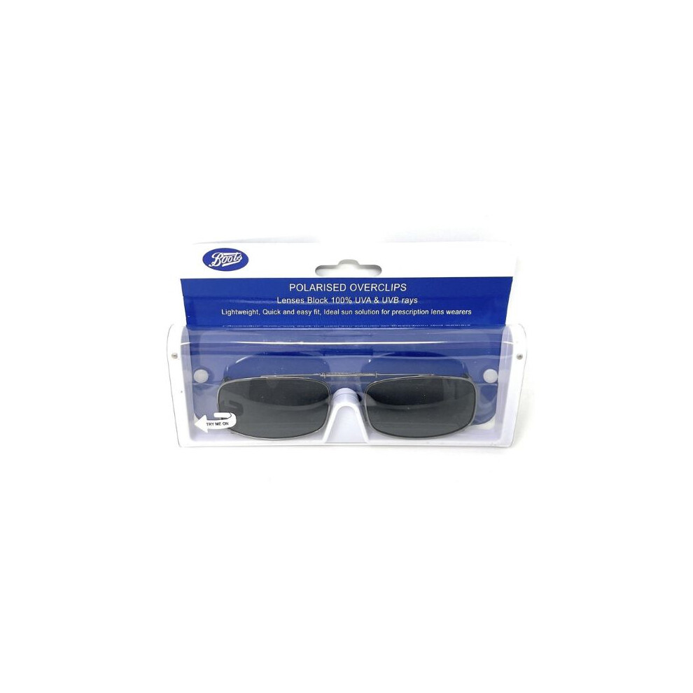 Boots Overclips Sunglasses Polarised Lens Extendable 152J