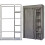Gr8 Home Single Grey Fabric Canvas Wardrobe With Shelving Clothes Storage 1