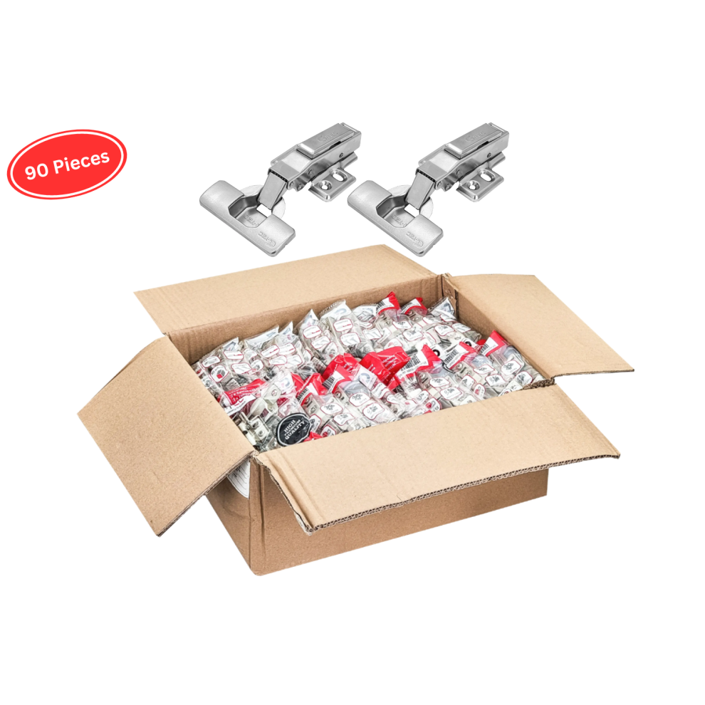 Stolmet (90 Hinges) Soft Close Hinges Overlay 35mm for Cabinet Doors