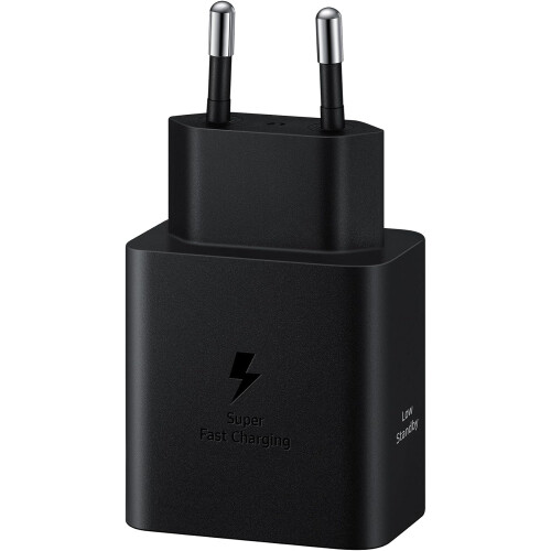 Samsung 45W USB C Mains Charger with 5 Amp Type C Cable Black EU Plug 1