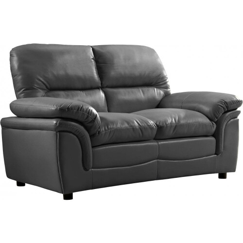 Verona Grey Leather 2+1 Seater Sofa Set 1