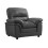 Verona Grey Leather 3+1 Seater Sofa Set 2