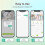 Nelko Label Maker Machine with Tape P21 Portable Bluetooth Label Printer Wireless Handheld Sticker Maker Mini Label Makers  Multiple Templates White 4