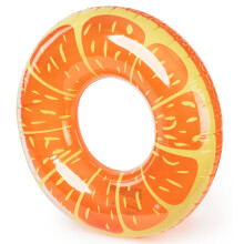 (Orange) SPLASH! Inflatable Swimming Pool Ring, 90cm