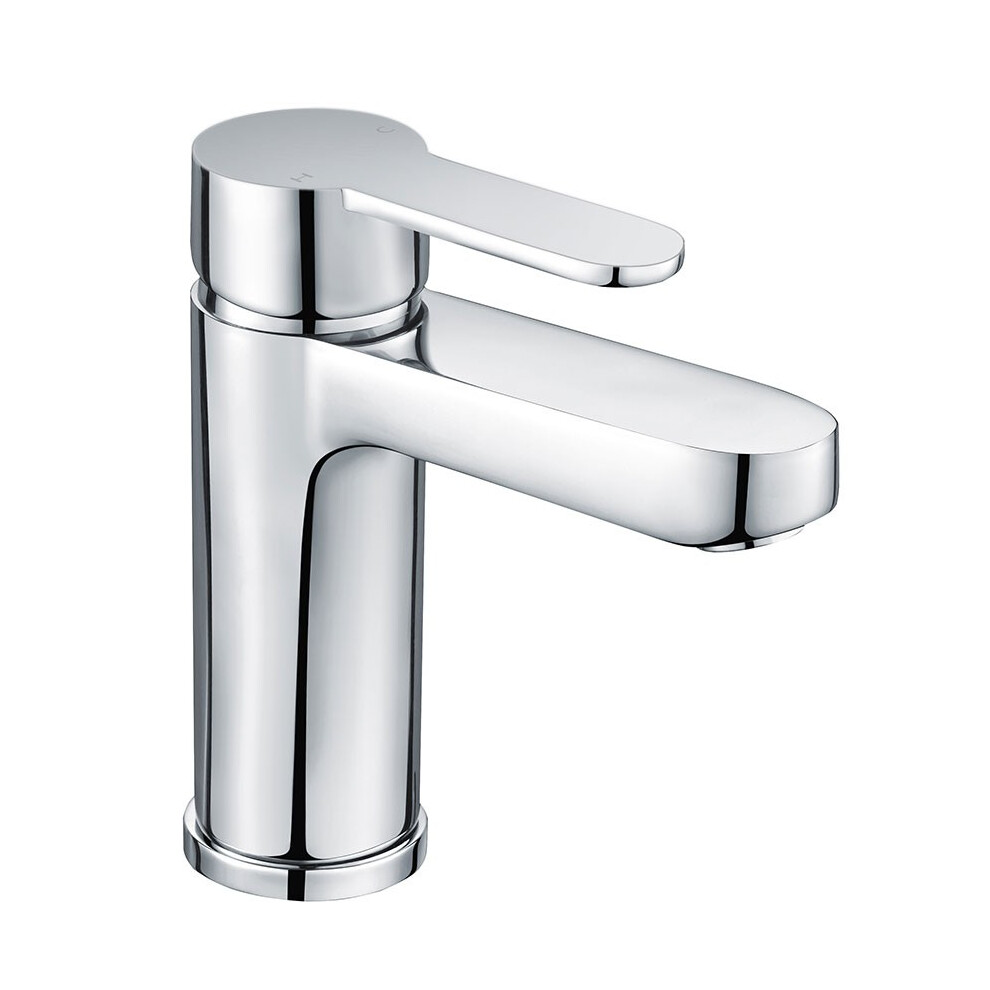 Modern Round Chrome Design Bathroom Basin Single Lever Mono Mixer Tap