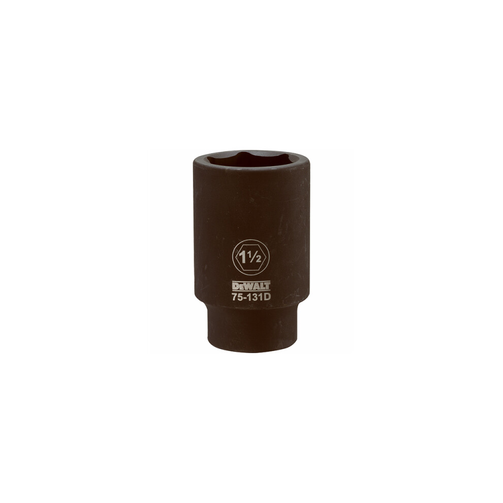 SAE Deep Impact Socket, 6-Point, 3/4 In. Drive, 1-1/2 In. - DWMT75131OSP