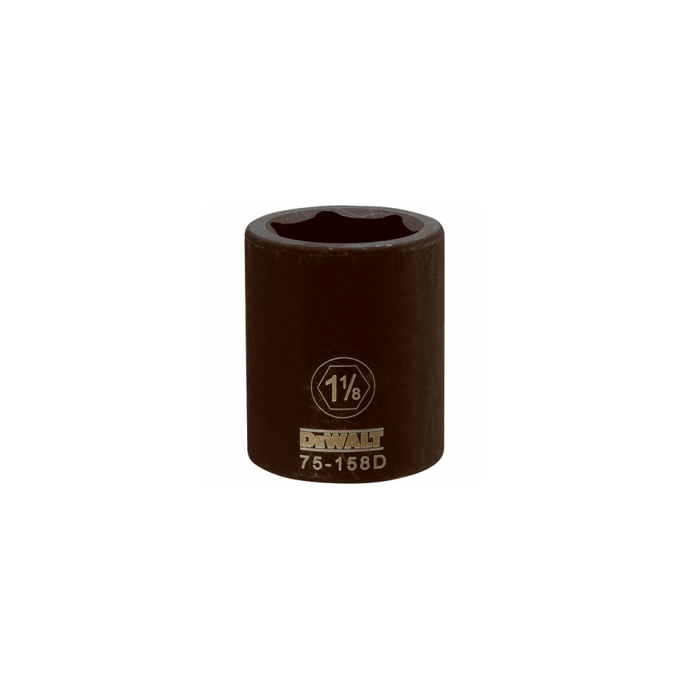 SAE Impact Socket, 6-Point, 3/4-In. Drive, 1-1/8-in. DWMT75158OSP