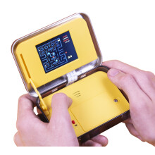 Pac-Man Arcade in a Tin. Handheld Retro Pac Man Game