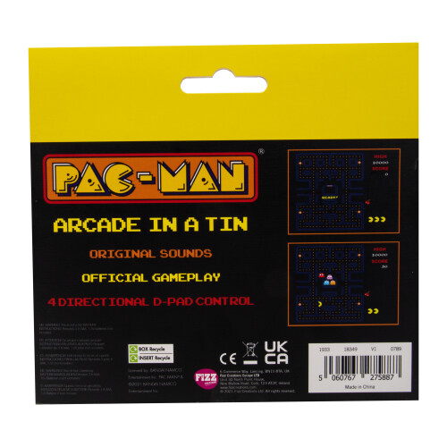 Pac-Man Arcade in a Tin. Handheld Retro Pac Man Game 1