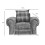 Verona Scatter Grey Fabric 3+1 Seater Sofa Set 5