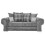 Verona Scatter Grey Fabric 3+1+1 Seater Sofa Set 2