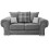 Verona Scatter Grey Fabric 3+2 Seater Sofa Set 2