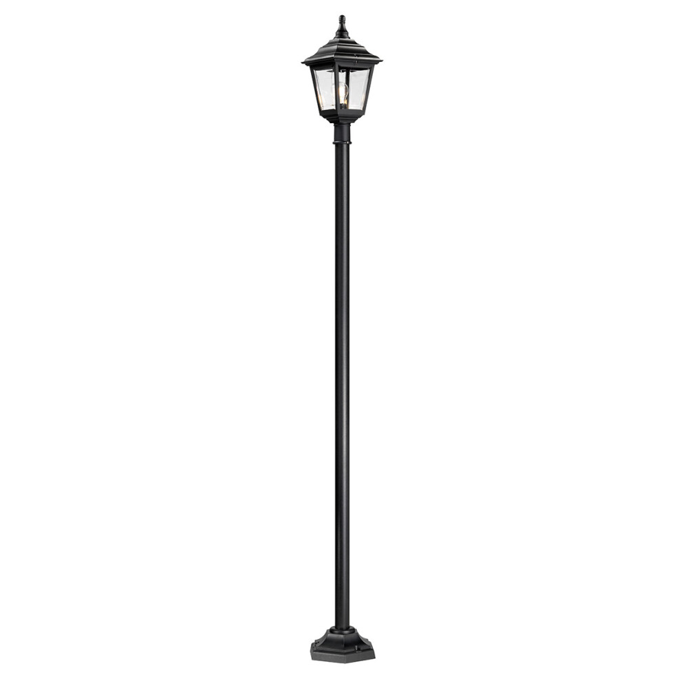Elstead Kerry - 1 Light Outdoor Lamp Post Black IP44, E27-image-OPC-PF5JRGY-NEW