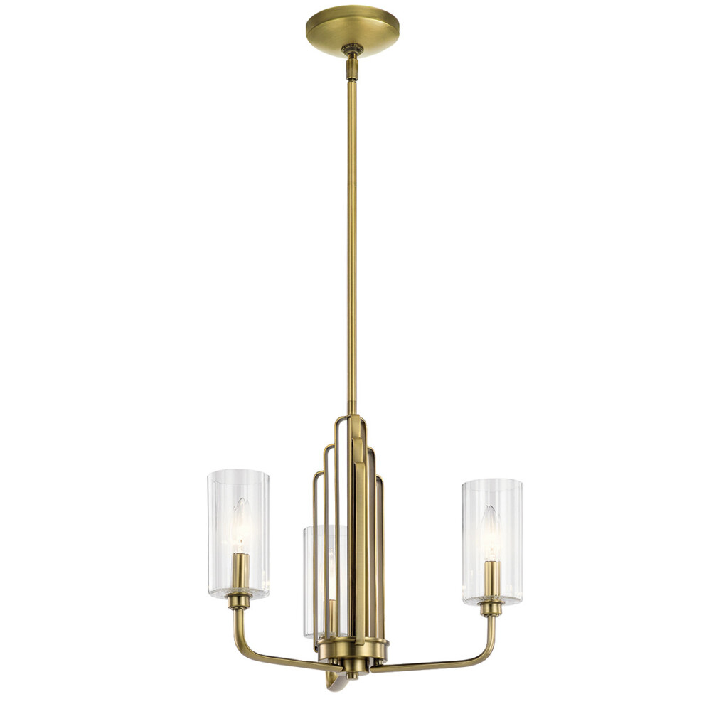 Quintiesse Kichler Kimrose Multi Arm Pendant Ceiling Light Brushed Natural Brass-image-OPC-PF5JSD9-NEW