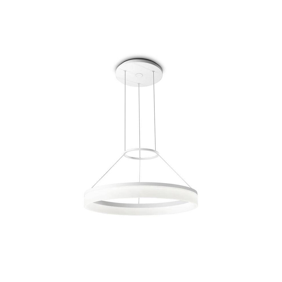 Leds-C4 GROK - Integrated LED 1 Light Small Ceiling Pendant Light White