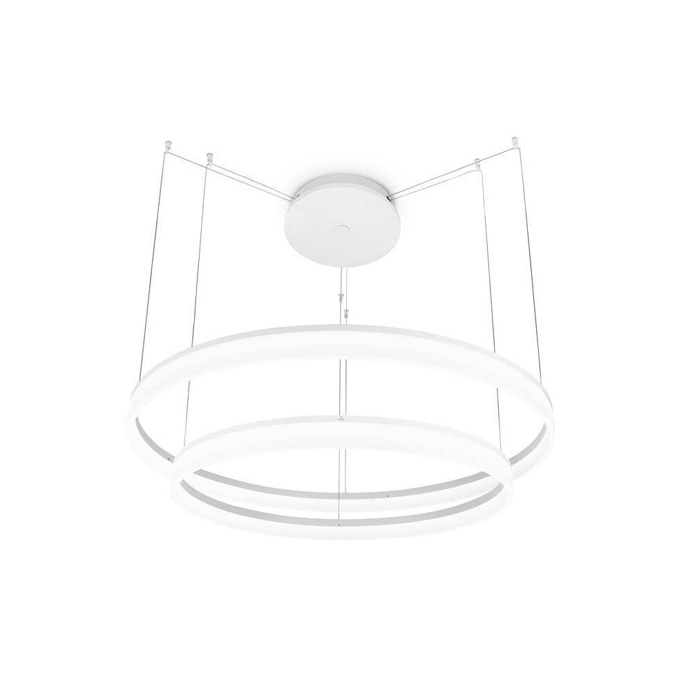 Leds-C4 GROK - Integrated LED Large Ceiling Pendant Light White