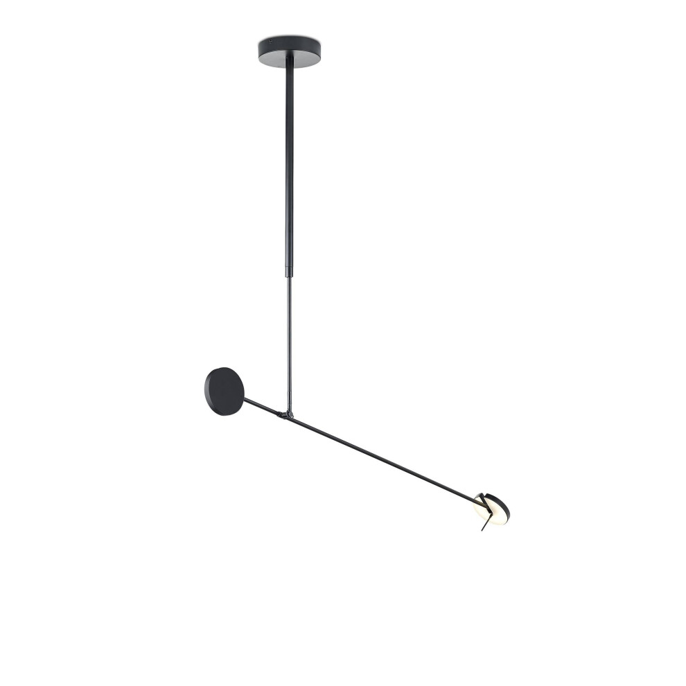 Energizer Grok Invisible - Led Ceiling Pendant Matt Mains Dimming (Lc) 765Lm 3000K Black