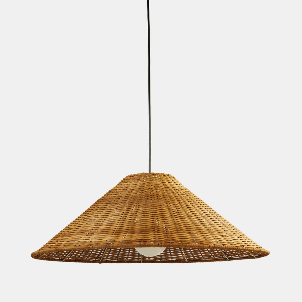 LEDS C4 Caribe ÃÂ600 Dome Hanging Pendants Brown E27