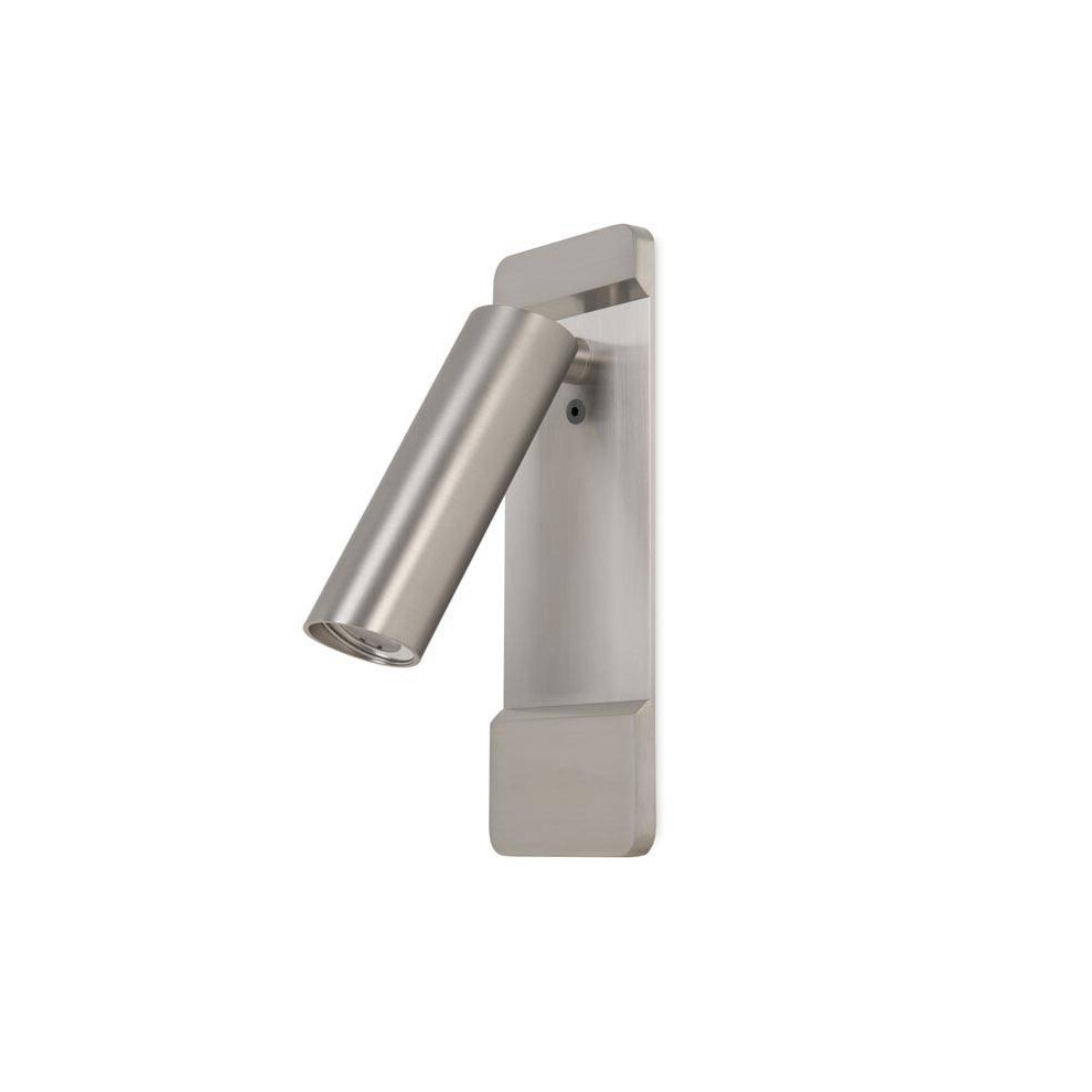 Leds-C4 Lire - LED Wall Reading Light Satin Nickel 179lm 2700K