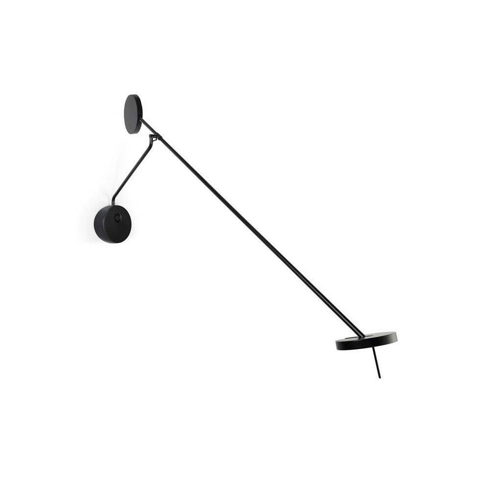 Energizer Grok Invisible - Led Wall Reading Matt Blac Touch Dimmer 765Lm 2700K Light