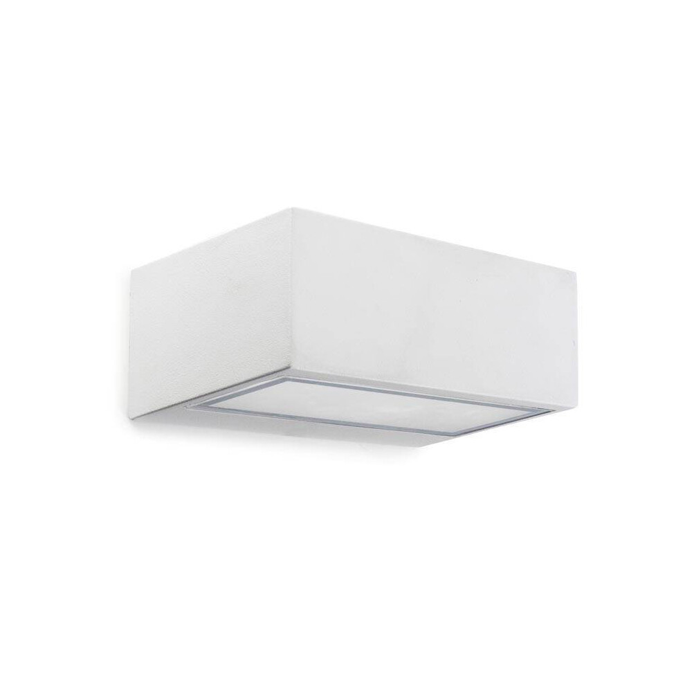 Leds-C4 Nemesis Aluminium - 1 Light Outdoor Wall Light White IP44-image-OPC-PF5JSWW-NEW