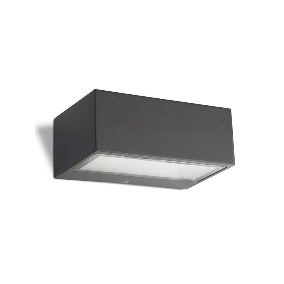 Leds-C4 Nemesis Aluminium - 1 Light Outdoor Wall Light Urban grey IP44