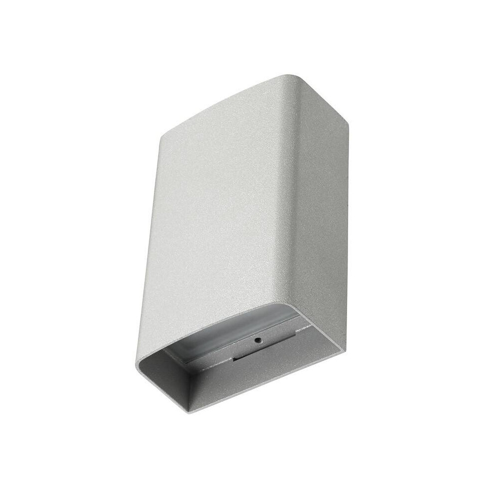 Leds-C4 Clous - Outdoor LED Up & Down Flush Wall Light Urban Grey 16cm 1027lm 3000K IP65