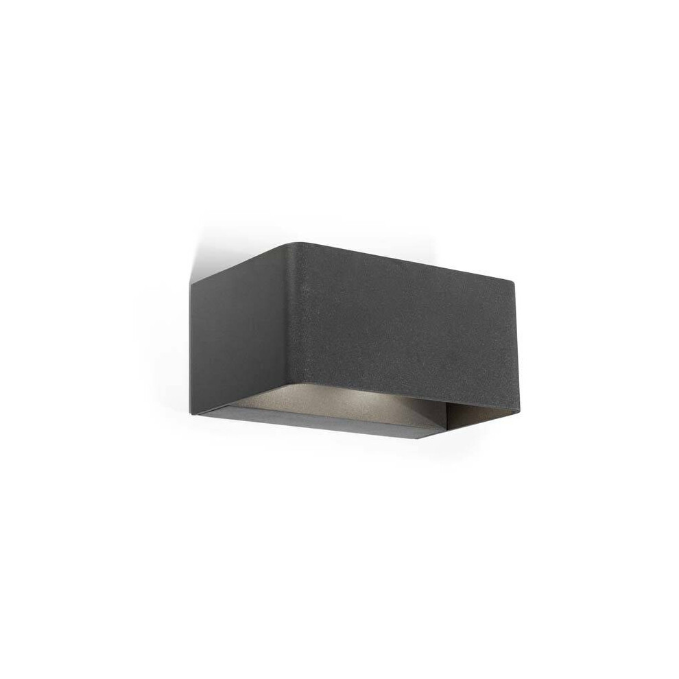 Leds-C4 Wilson - Outdoor LED Up Down Wall Light Urban Grey 1710lm 3000K IP65