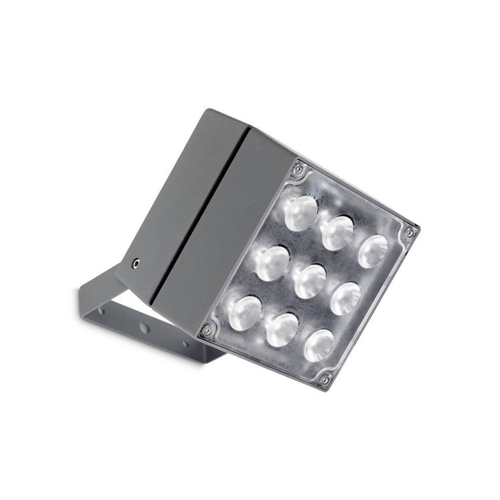 Leds-C4 Cube - LED 9 Light Large Outdoor Spotlight Urban Grey IP65