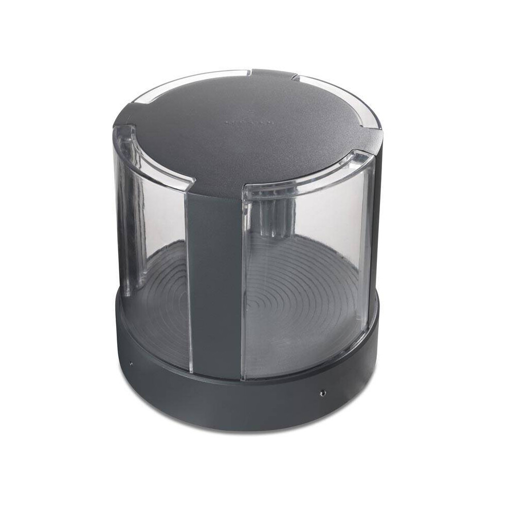 Leds-C4 Compact - LED Outdoor Bollard Light Urban Grey IP65