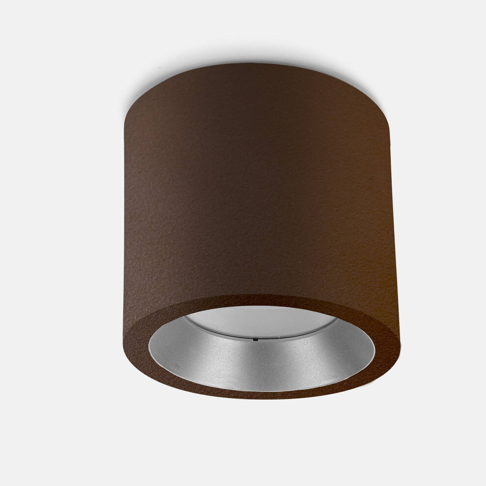 Leds-C4 Cosmos - Outdoor LED Surface Mounted Ceiling Light Brown 12.6cm 1324lm 3000K IP65