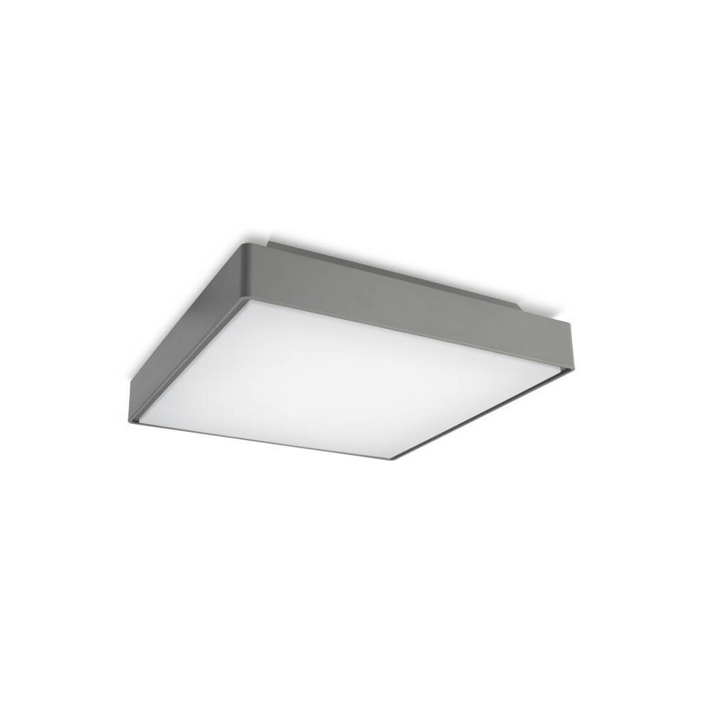 Leds-C4 Ksel - LED Large Outdoor Ceiling Light Grey IP65