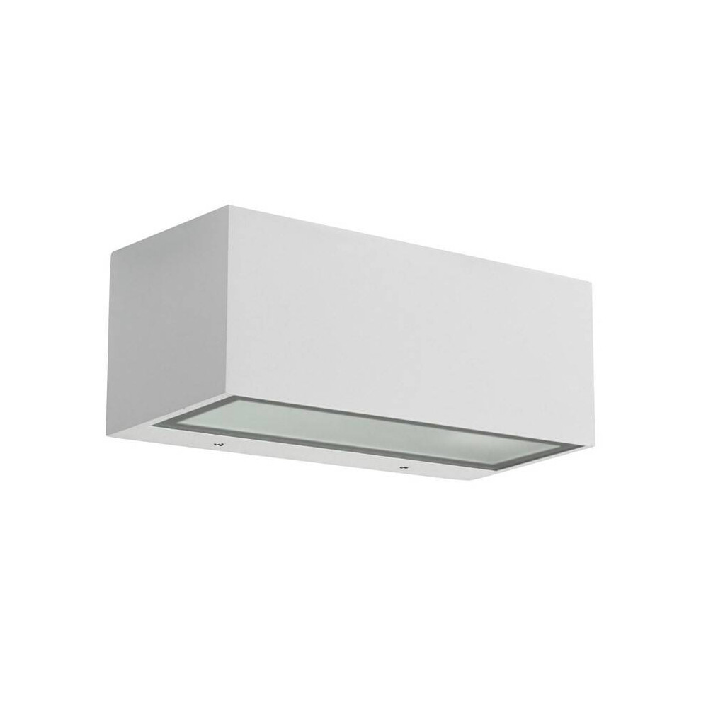 Leds-C4 Nemesis Aluminium - 1 Light Outdoor Wall Light White IP54, E27