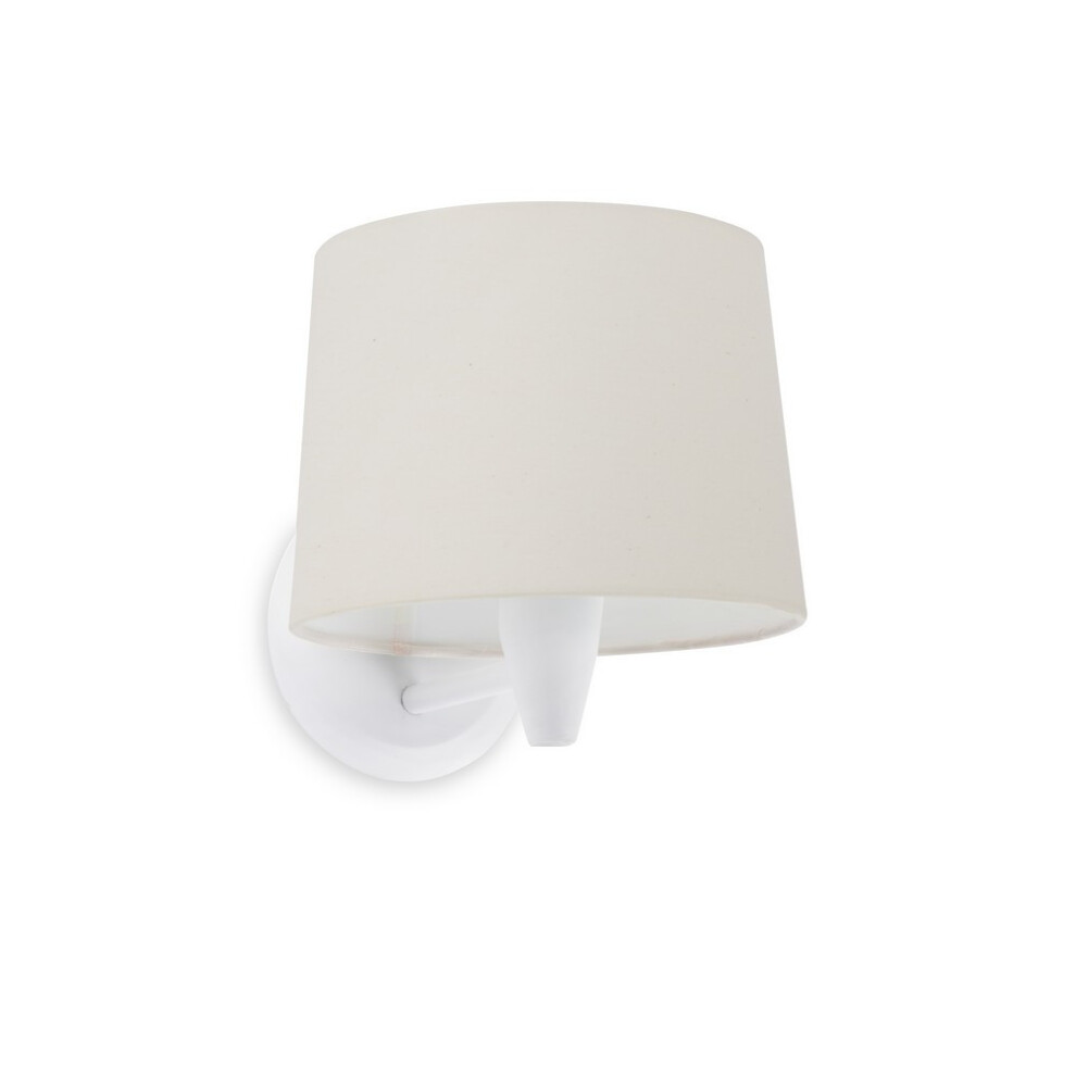 Faro Lighting Light/White Faro Conga - Wall With Shade E27