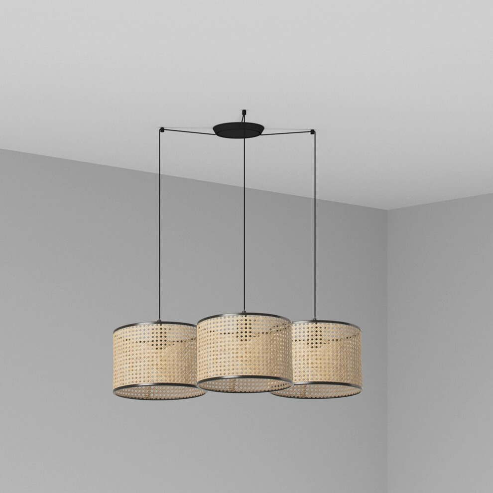 Faro Lighting Light/Black Faro Mambo - Cluster Pendant Ceiling E27