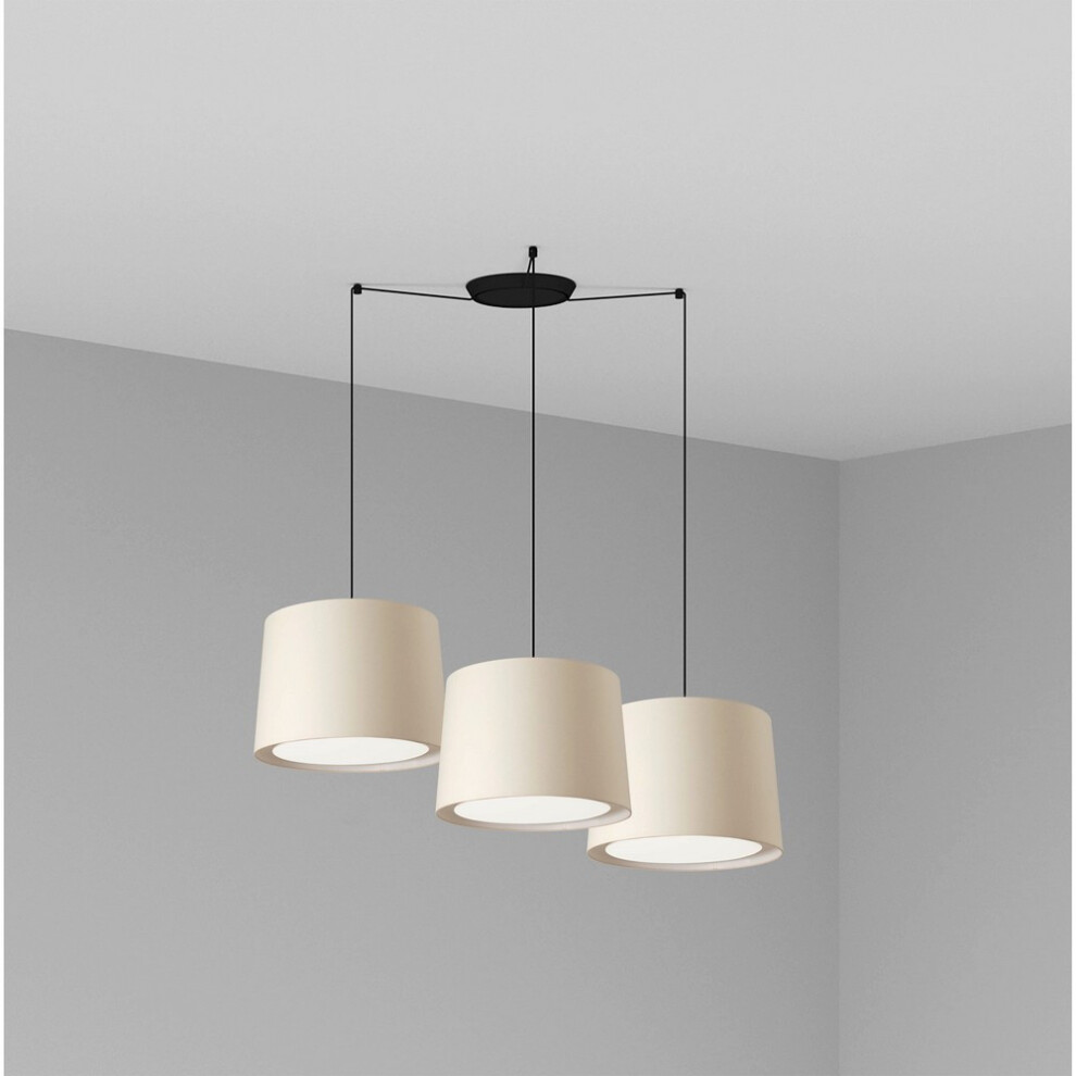 Faro Lighting Light/Black Faro Conga - Cluster Pendant Ceiling E27