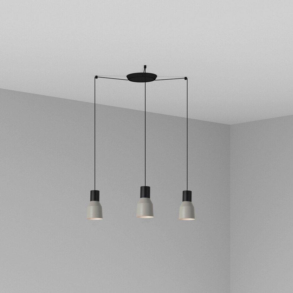 Faro Lighting Light/Grey Faro Kombo - Cluster Pendant Ceiling E27