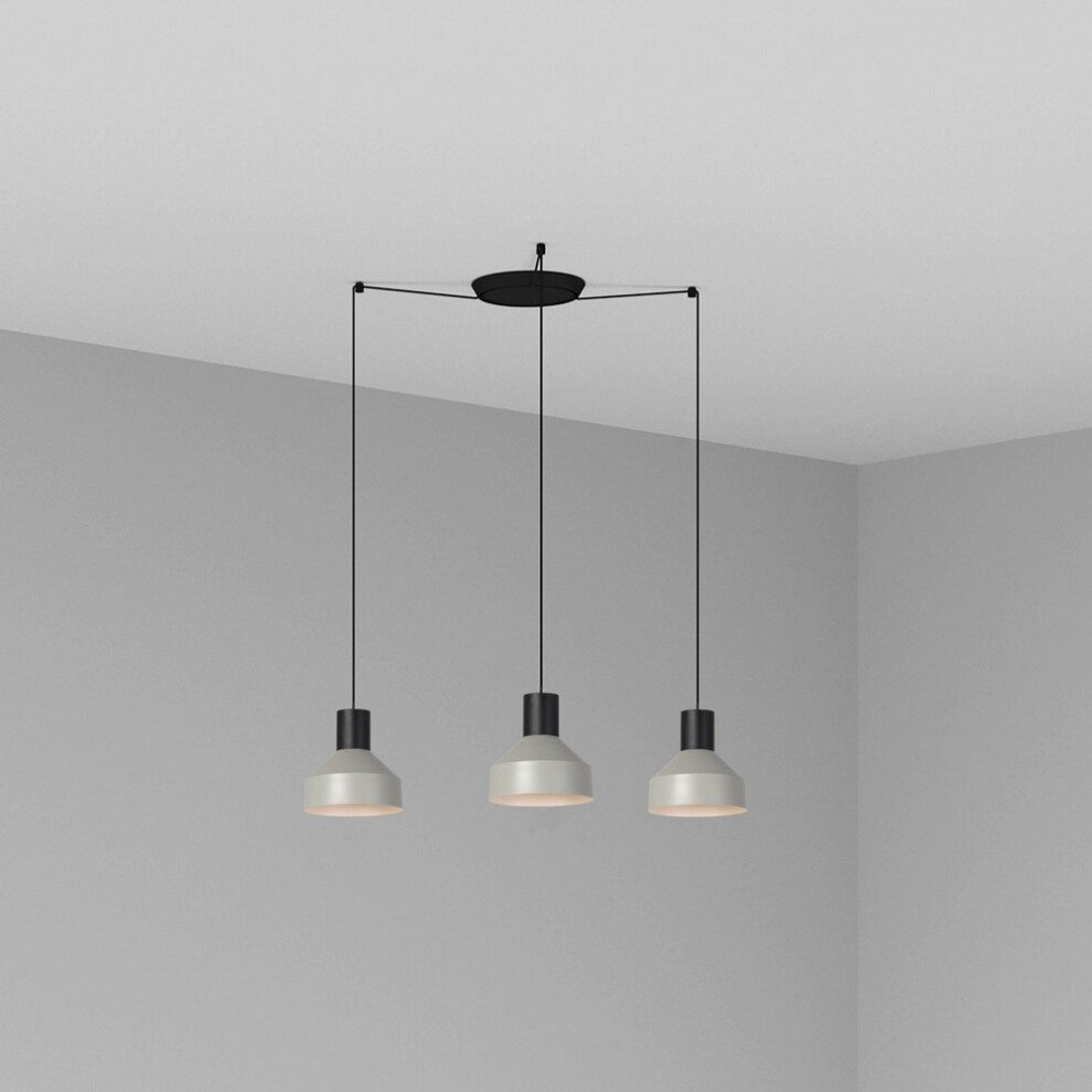 Faro Lighting Light/Grey Faro Kombo - Cluster Pendant Ceiling E27