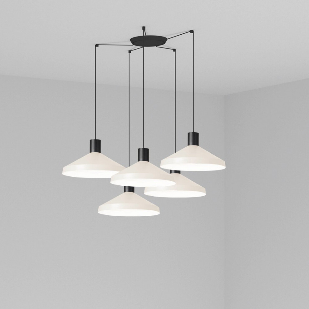 Faro Lighting Light/Beige Faro Kombo - Cluster Pendant Ceiling E27