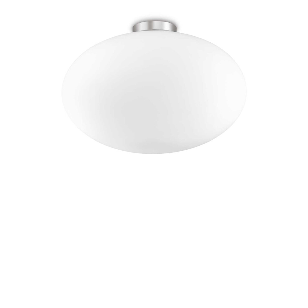 Lux General Lighting Light/White Ideal Lux Candy - Globe Ceiling Flush E27 Size 1