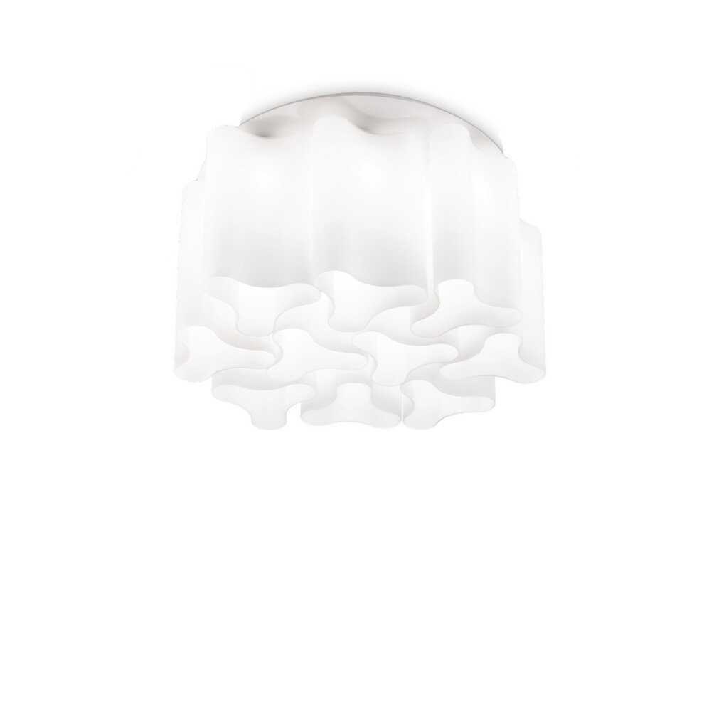 Lux General Lighting Light/White Ideal Lux Compo - 10 Ceiling Flush E27 Medium