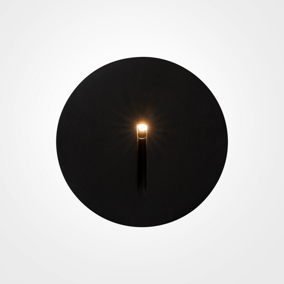Maytoni Lighting Black Maytoni Maytoni Lock Recessed Wall Lamp 3000K Ip54