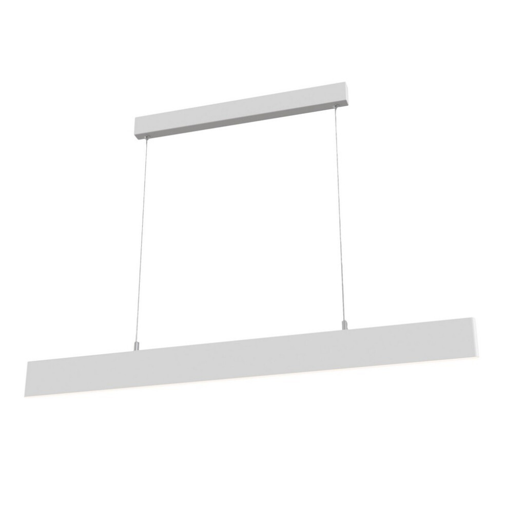 Maytoni Lighting White Step Integrated Led Linear Ceiling Pendant Lamp