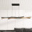 Searchlight Searchlight Bloom Swirl LED Ceiling Pendant, Black With Wood Effect 4