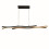 Searchlight Searchlight Bloom Swirl LED Ceiling Pendant, Black With Wood Effect 1