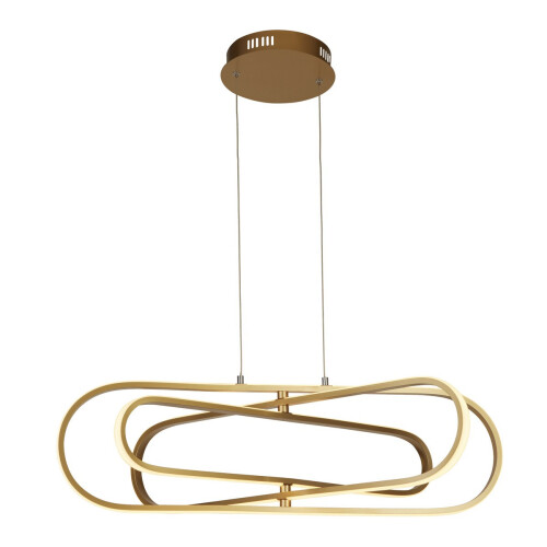 Searchlight Searchlight Clip LED Ceiling Pendant, Gold Aluminium