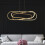 Searchlight Searchlight Clip LED Ceiling Pendant, Gold Aluminium 4