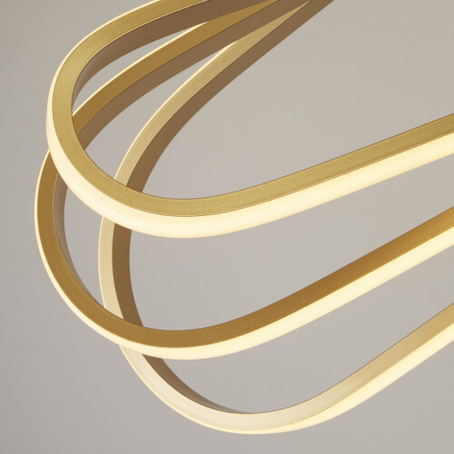 Searchlight Searchlight Clip LED Ceiling Pendant, Gold Aluminium 2