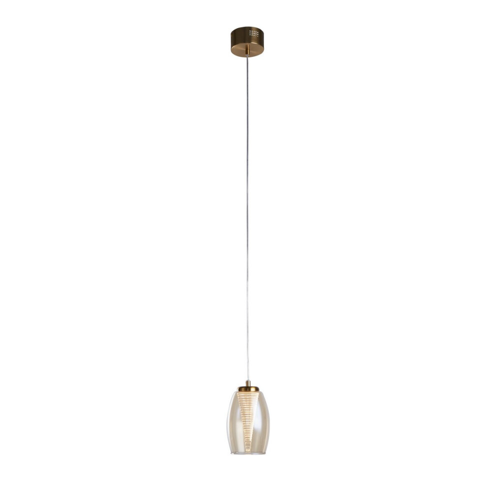 Searchlight Cyclone Pendant Bronze, Champagne Glass